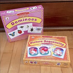 Carson-Dellosa “Insects Dominoes” & “What Happens Next? Picture Sequencing”